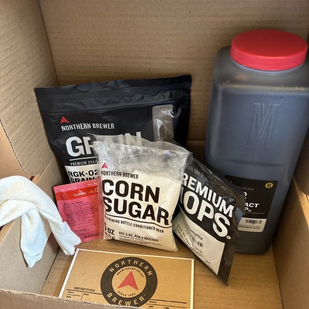 Northern Brewer Starter Kit Amber Ale Block Party Ready In Four Weeks- See Photo